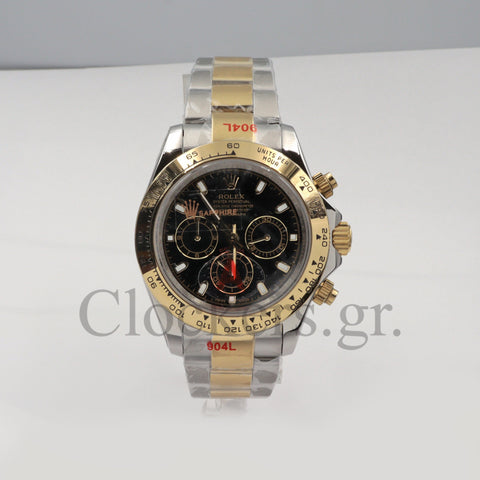 COSMOGRAPH DAYT0NA 2-TONE BLACK DIAL 40MM