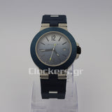 BVLGARI ALUMINIUM 40MM RUBBER BEZEL BLUE