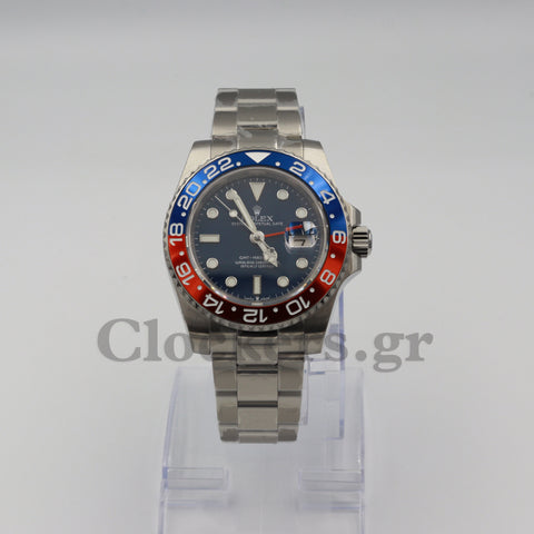 GMT-MASTER II SS BLUE/RED PEPSI CERAMIC BEZEL 40MM