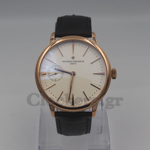 VACHERON CONSTANTIN TRADITIONNELLE WOLRD TIME BLACK STRAP