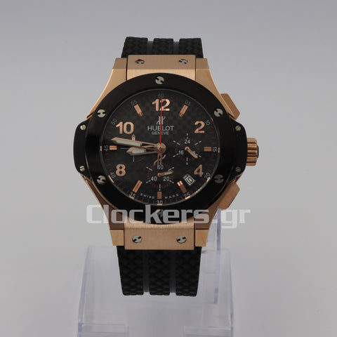 HUBLOT BIG BANG REF. 301.M, 18K ROSE GOLD, TITANIUM & CERAMIC AUTOMATIC CHRONOGRAPH