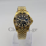 ROLEX GMT-MASTER II YELLOW GOLD BLACK DIAL CERAMIC BEZEL 40MM