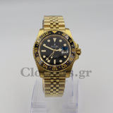 ROLEX GMT-MASTER II YELLOW GOLD BLACK DIAL CERAMIC BEZEL 40MM