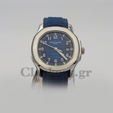 PATEK PHILIPPE AQUANAUT TIME BLUE DIAL AUTOMATIC 5164A-001 CLONE