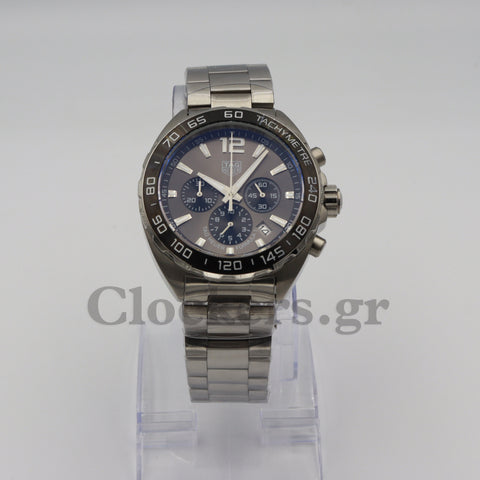 TAG HEUER FORMULA 1 CHRONOGRAPH  WATCH GREY DIAL STEEL