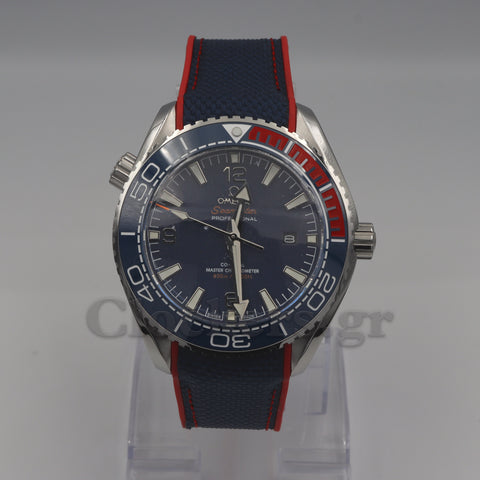 OMEGA SEAMASTER PLANET OCEAN MASTER BLUE ORANGE 43.5 MM