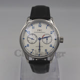 IWC PORTUGIESER AUTOMATIC SILVER DIAL MEN'S WATCH