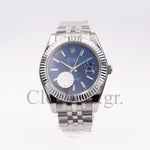DATE JUST SS 41MM BLUE DIAL STICK MARKERS JUBILEE