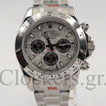 DAYT0NA 18K WHITE GOLD STEEL DIAL 40MM