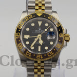 GMT-MASTER II 2-TONE GOLD BLACK DIAL CERAMIC BEZEL 40MM