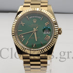 DAY-DATE II  40 MM OYSTER GREEN DIAL STICK MARKERS