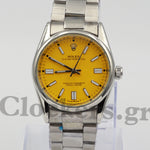 OYSTER PERPETUAL 36 REFERENCE 124300 YELLOW DIAL 2AA