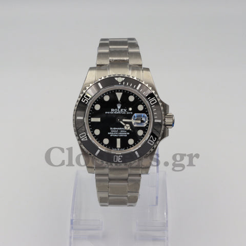 SUBMARINER DATE SS BLACK CERAMIC BEZEL 41MM CLONE