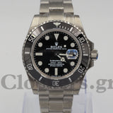 SUBMARINER DATE SS BLACK CERAMIC BEZEL 41MM CLONE