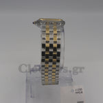 CARTIER PANTHÈRE 2 ROW 18K GOLD STEEL DATE ROMAN DIAL WITH