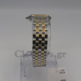 CARTIER PANTHÈRE 2 ROW 18K GOLD STEEL DATE ROMAN DIAL WITH