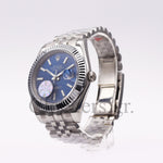 DATE JUST SS 41MM BLUE DIAL STICK MARKERS JUBILEE