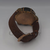 U-BOAT CHIMERA 46MM LIMITED EDITION LEATHER STRAP BROWN DIAL