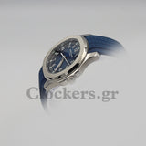 PATEK PHILIPPE AQUANAUT TIME BLUE DIAL AUTOMATIC 5164A-001 CLONE