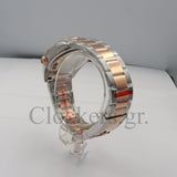 DATE JUST 36 MM 2-TONE OYSTER FLUTED GRAY ROMAN
