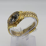 ROLEX GMT-MASTER II YELLOW GOLD BLACK DIAL CERAMIC BEZEL 40MM