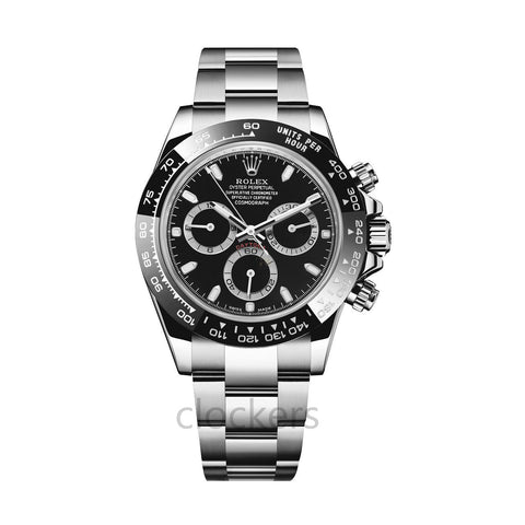 C0SMOGRAPH DAYT0NA SS CERAMIC BLACK DIAL 40MM CLONE