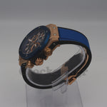 HUBLOT BIG BANG UNICO ROSE GOLD - BLUE SKELETON DIAL - RUBBER STRAP