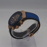 Hublot Big Bang Unico  Rose Gold - Blue Skeleton Dial - Rubber Strap