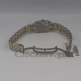 Cartier Panthère 2 Row 18k Gold Steel  Date Roman Dial with