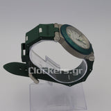 BVLGARI ALUMINIUM 40MM RUBBER BEZEL GREEN