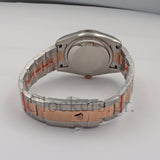 DATE JUST 36 MM 2-TONE OYSTER FLUTED GRAY ROMAN