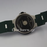 BVLGARI ALUMINIUM 40MM RUBBER BEZEL GREEN