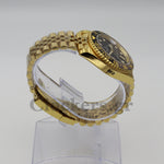 ROLEX GMT-MASTER II YELLOW GOLD BLACK DIAL CERAMIC BEZEL 40MM