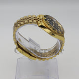 ROLEX GMT-MASTER II YELLOW GOLD BLACK DIAL CERAMIC BEZEL 40MM
