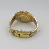 ROLEX GMT-MASTER II YELLOW GOLD BLACK DIAL CERAMIC BEZEL 40MM