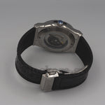 HUBLOT CLASSIC FUSION KING  WATCH - 42 MM - BLACK DIAL - SS BLACK RUBBER AND LEATHER STRAP