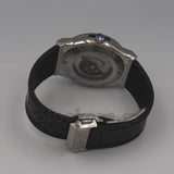 HUBLOT CLASSIC FUSION KING  WATCH - 42 MM - BLACK DIAL - SS BLACK RUBBER AND LEATHER STRAP