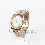 DATEJUST 36MM ROSE GOLD OYSTER SOMON DIAL RHOMAN MARKERS
