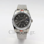 DATEJUST 41MM SS SILVER JUBILEE GRAY DIAL STCIKS MARKERS