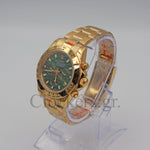 C0SMOGRAPH DAYT0NA GOLD GREEN DIAL 40MM