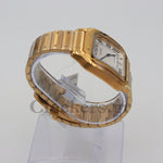SANT0S DE CARTIER WATCH LARGE MODEL, AUTOMATIC,  GOLD,  INTERCHANGEABLE