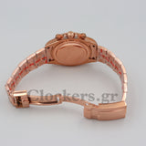 DAYT0NA COSM0GRAPH BLACK DIAL ROSE GOLD RAINBOW 40MM