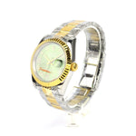 DATEJUST 36MM 2-TONE GOLD OYSTER GREEN DIAL ROMAN MARKERS CLONE