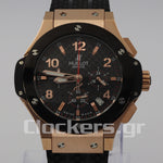 HUBLOT BIG BANG REF. 301.M, 18K ROSE GOLD, TITANIUM & CERAMIC AUTOMATIC CHRONOGRAPH