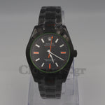 MILGAUSS 116400GV – BLACK DIAL – GREEN CRYSTAL – PVD
