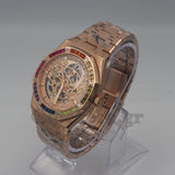 AUDEMARS PIGUET ROYAL OAK DOUBLE BALANCE WHEEL OPENWORKED RAINBOW DOUBLE BALANCE WHEEL