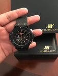 HUBLOT BIG BANG LUNA ROSSA CHRONOGRAPH SILVER BLACK 44MM LOW