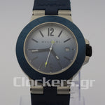 BVLGARI ALUMINIUM 40MM RUBBER BEZEL BLUE