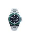 SUBMARINER SS BLACK COLLECTOR GREEN CERAMIC BEZEL 41MM