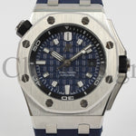 AUDEMARS PIGUET ROYAL OAK OFFSHORE DIVER 15710ST.OO.A052CA.01 BLUE INDEX STAINLESS STEEL RUBBER 42MM